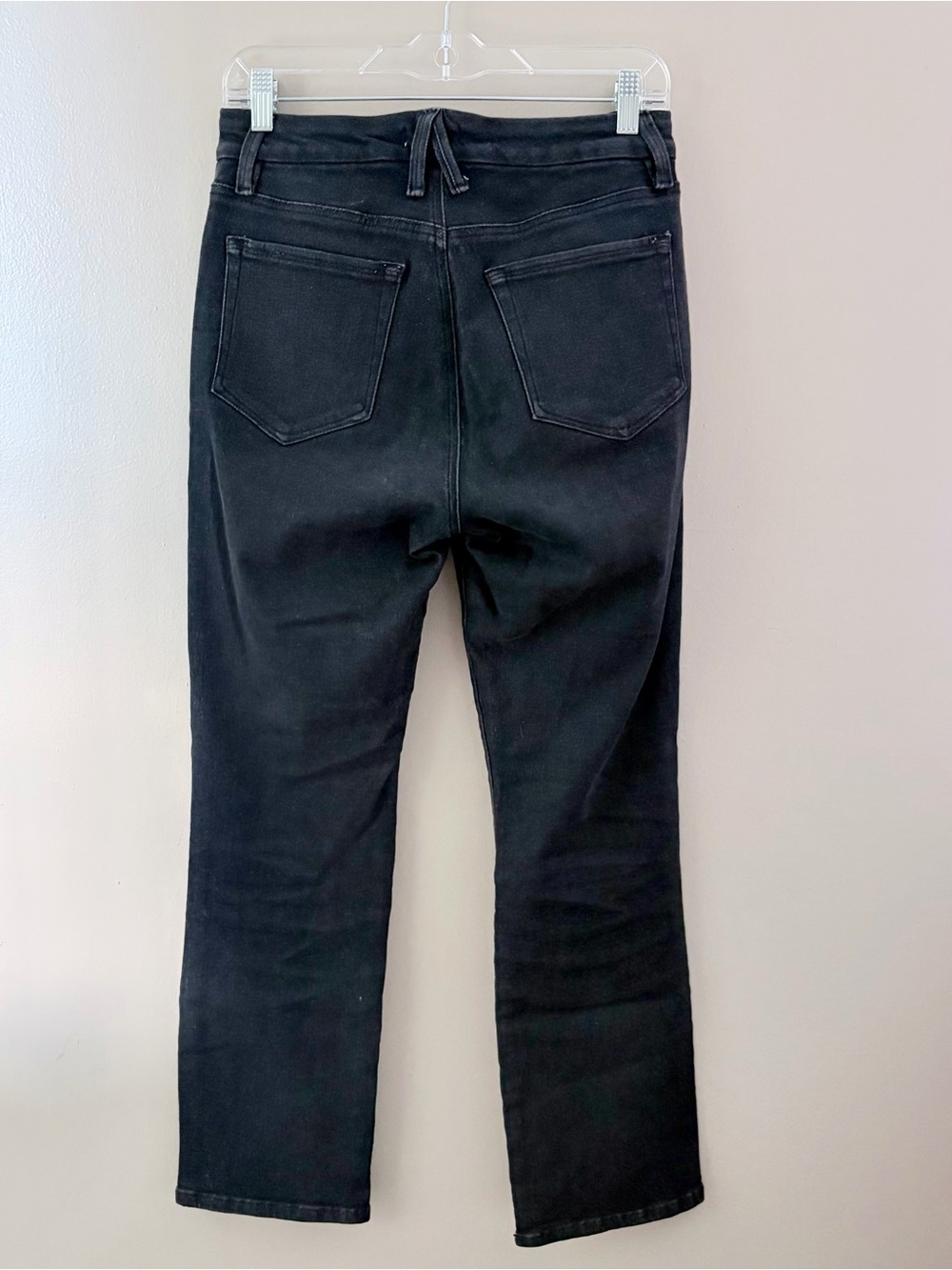 Good American Good Straight Black Jeans Size 6/28 - Picture 2 of 10